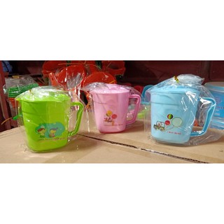 {Rẻ vô địch} set 3 cốc nhựa có nắp(350ml)