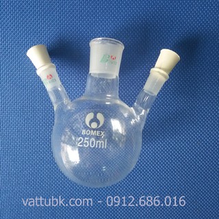 Bình cầu đáy tròn 2 nhánh 250ml