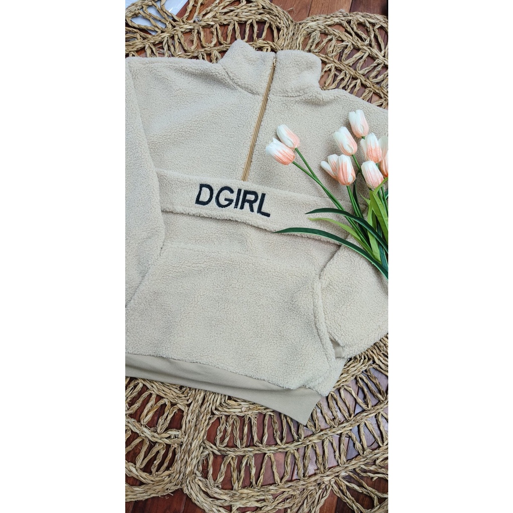 Áo lông Dgirl 2 mặt dầy dặn siêu ấm MEMN 1193