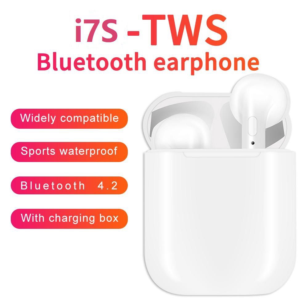 Bộ Tai Nghe bluetooth Không Dây HBQ I7S TWS mini Kèm Hộp Sạc Tiện Dụng