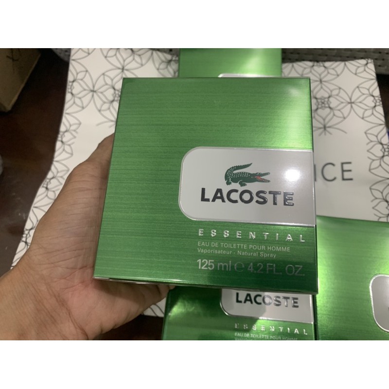 [HÀNG CHÍNH HÃNG] NƯỚC HOA NAM LACOSTE ESSENTIAL EDT POUR HOMME 125ML FULL SEAL [HOÀN TIỀN GẤP 1000%]