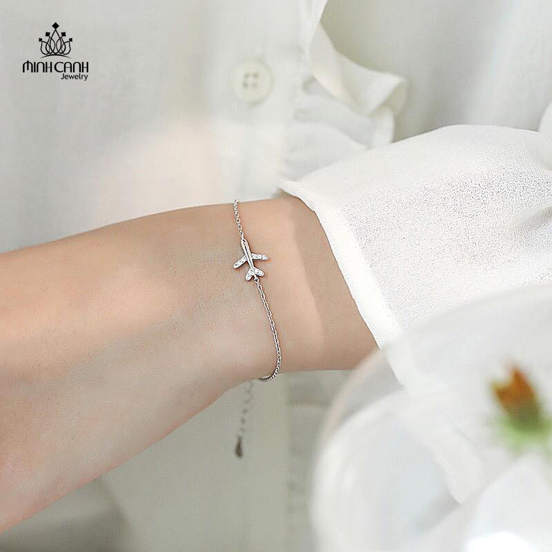 Lắc Tay Bạc Minh Canh Jewelry Hình Máy Bay