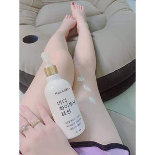 Kem Dưỡng Siêu Trắng Toàn Thân HANA Korea 300g| HÀNG CHÍNH HÃNG