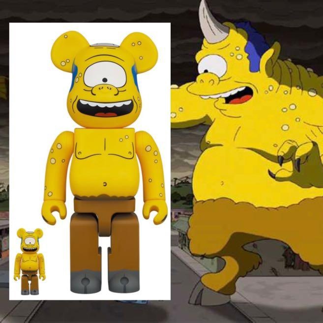 Mô Hình trưng bày decor Bearbrick Simpsons Cyclops