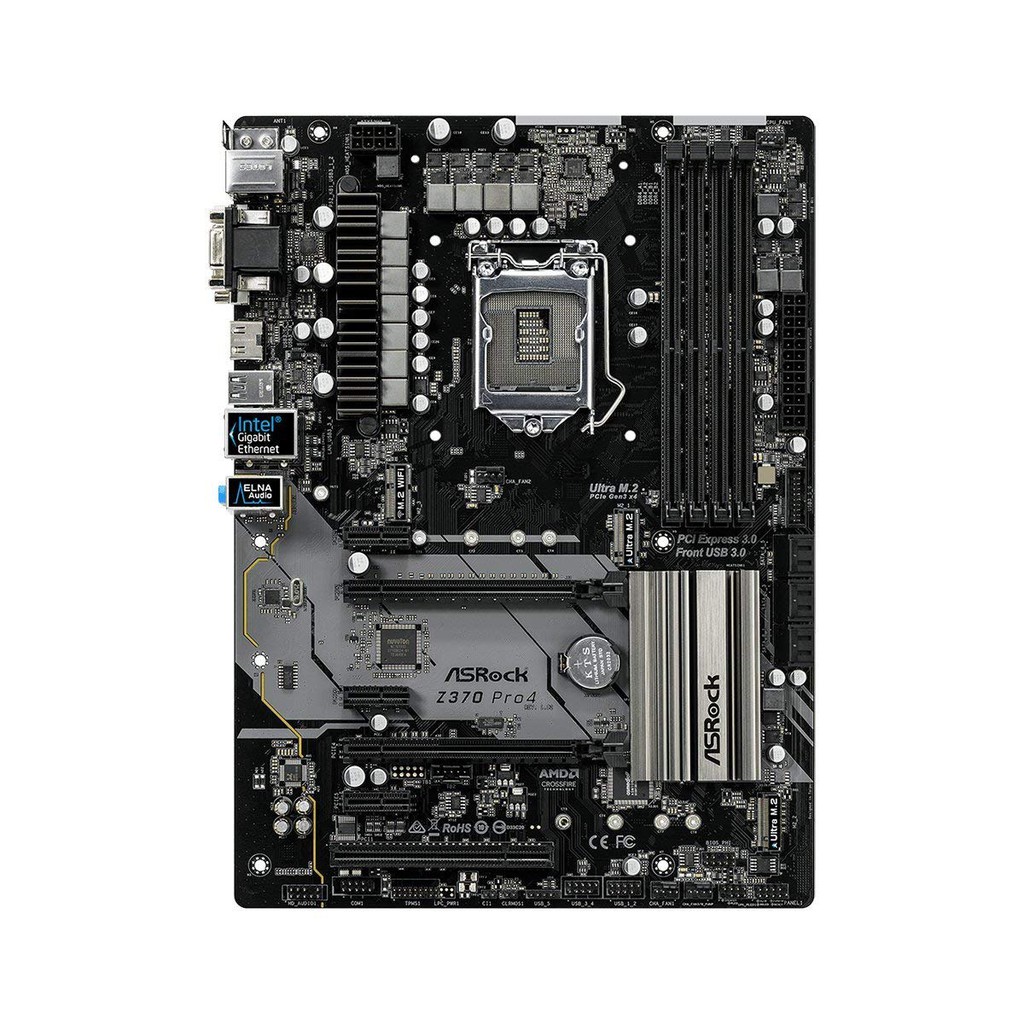 Bo Mạch Chủ-Mainboard ASROCK Z370 Pro4 (LGA1151v2-CoffeeLake)