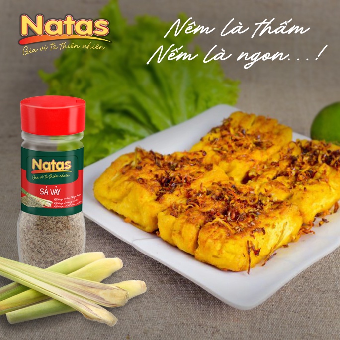 Sả vảy Natas Hũ 40g - Gia vị nấu ăn chế biến thực phẩm