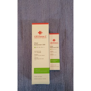 Sét kem chống nắng Cell Fushion màu xanh giành cho da mụn ( bao gồm 1tuyp 50ml + 1tuyp 10ml)