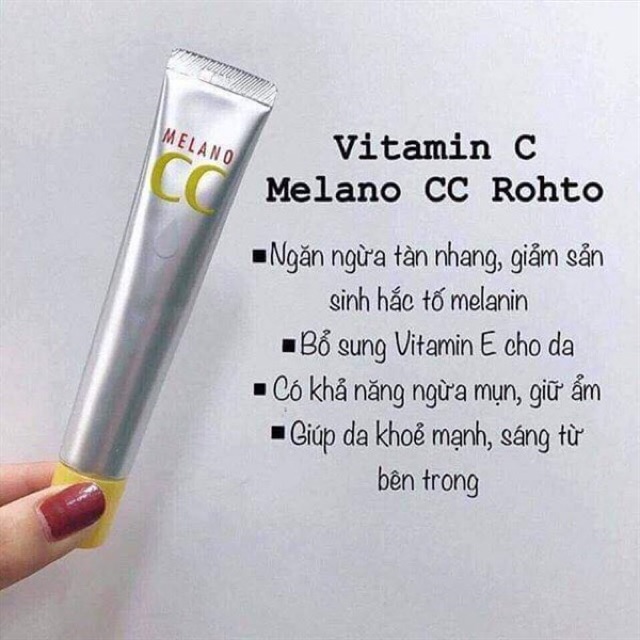 Serum Vitamin C Melano CC Rohto sáng da, mờ nám, tàn nhang