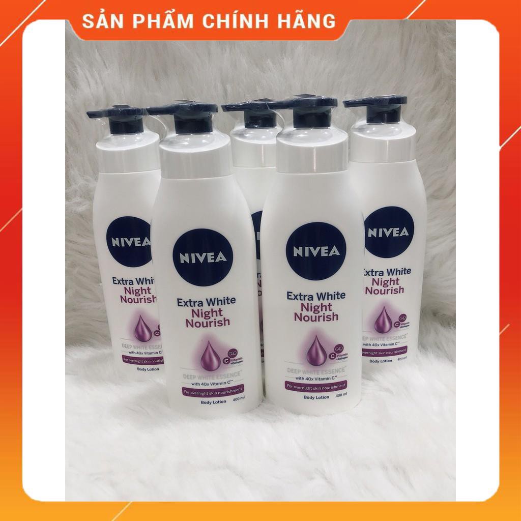 Sữa Dưỡng Thể Trắng Da Nivea Ban Đêm 350ml