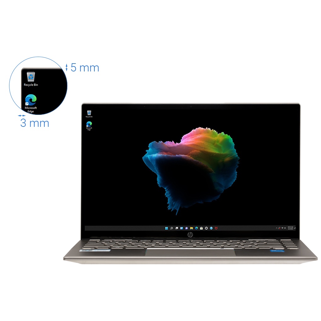 Laptop HP Pavilion X360 14 dy0161TU i3 1125G4/4GB/512GB/14"F/Touch/Win11//Bạc - Hàng chính hãng