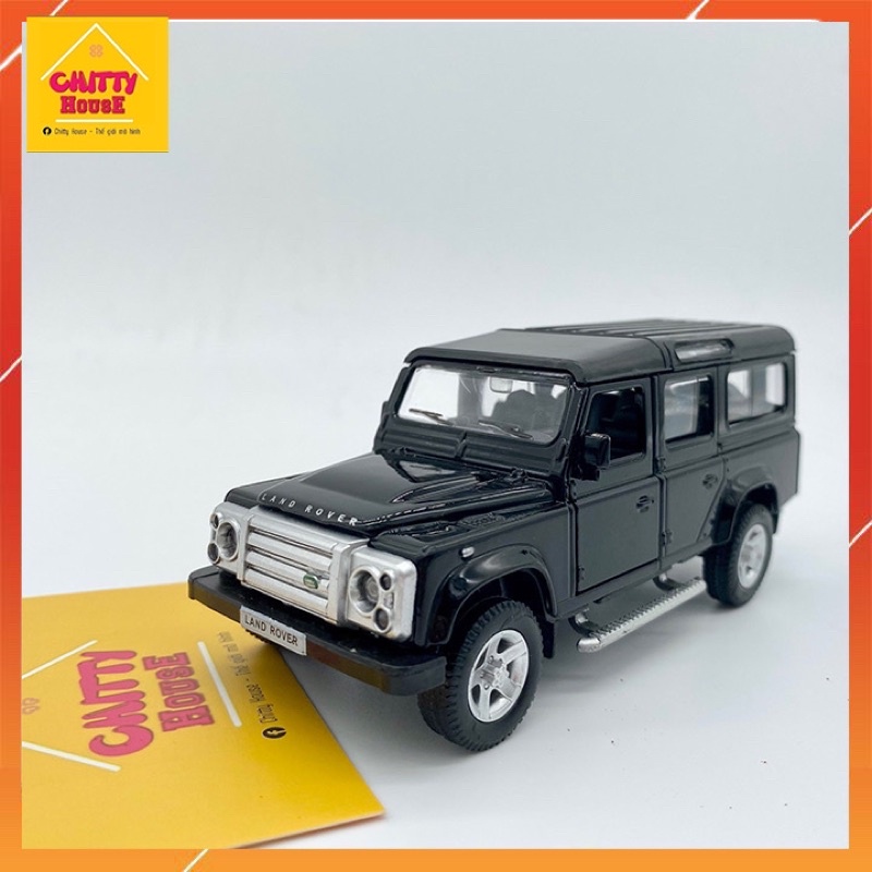 Mô hình xe Land Rover Defender tỷ lệ 1:36 tranh trí taplo, đồ chơi