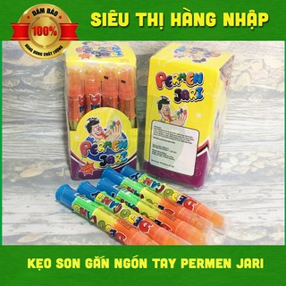 Lốc 20 kẹo son môi móng tay Permen Jari