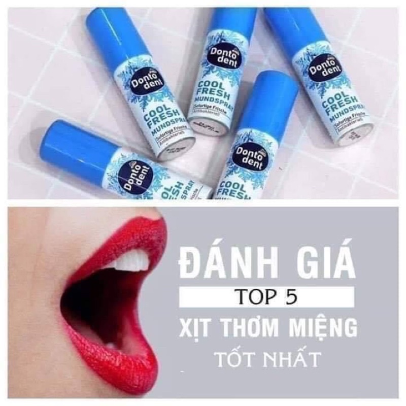 🇩🇪 🇩🇪XỊT THƠM MIỆNG DONTO DENT MUNDSPRAY COOL FRESH 🇩🇪Nội địa Đức ✈️✈️✈️