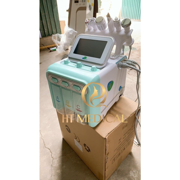 Máy Aqua Super H2O2- 6in1, Máy Chăm Sóc Da Chuyên Sâu AQUA H202 Hàng Loại 1/ có bảo hành