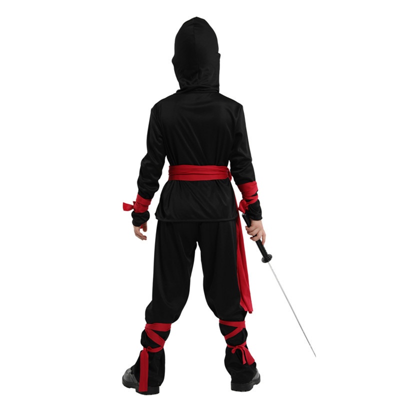 Bộ quần áo hóa trang nhân vật ninja bộ xương cho bé trai dịp Halloween
