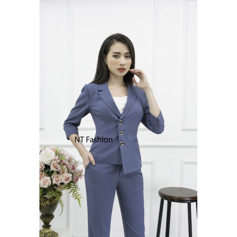 Bộ vest chất xước nhật cao cấp