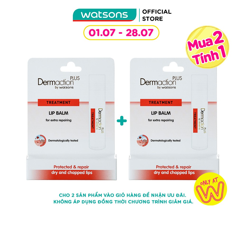 Son Dưỡng Môi Dermaction Plus By Watsons 4,5g