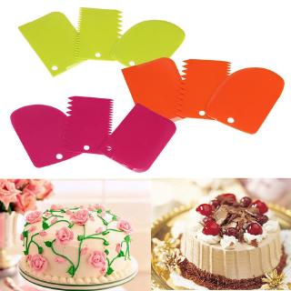 Plastic Scraper Fondant Cake Butter Pastry Cutter Kitchen Tools