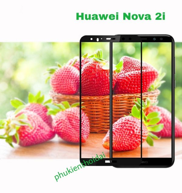 Huawei Nova 2i kính cường lực 5D Full màn hình ( đen ) keo toàn màn