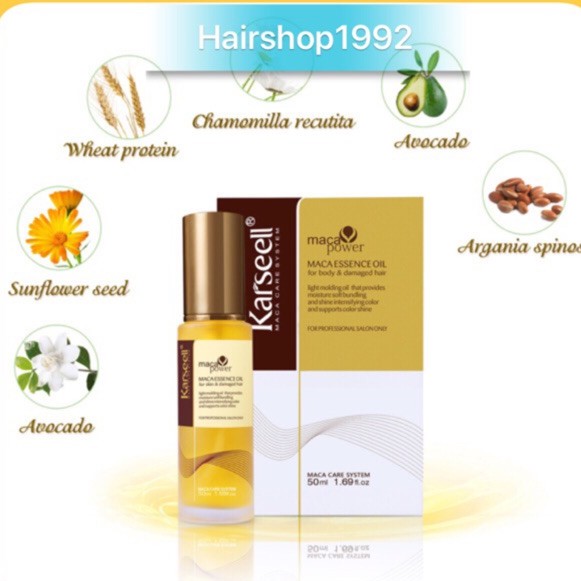 Tinh Dầu Dưỡng Tóc Hương Nước Hoa Karseell 50ml