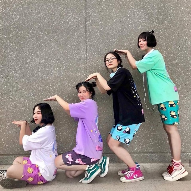 Quần ngố hoạt hình cute