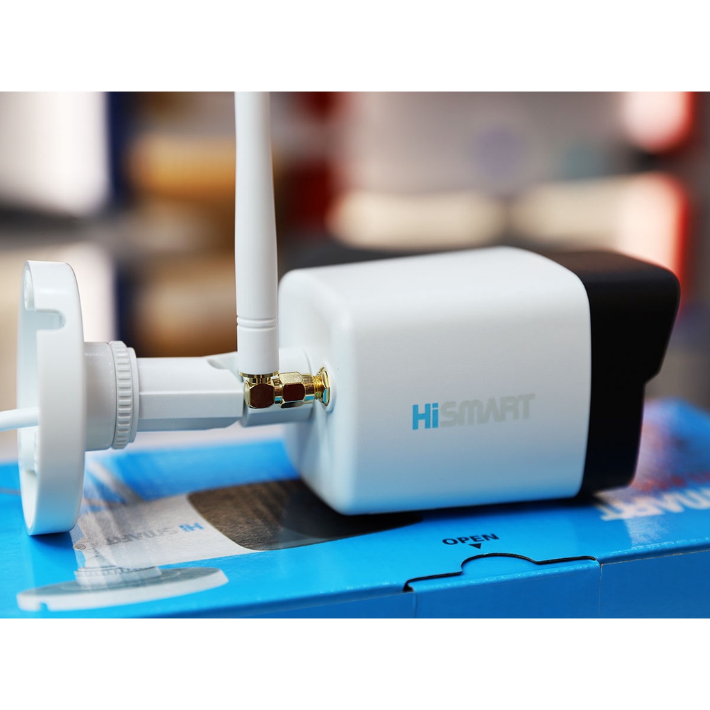 Camera quan sát IP Hilook  Hismart IPC-B120W 2.0MP, tích hợp wifi, hồng ngoại 30m, chuẩn nén H265+ Chính hãng