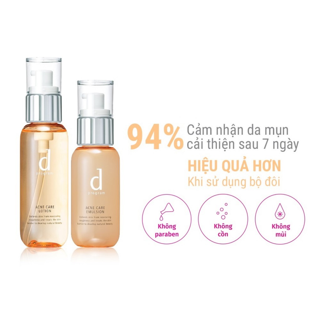 D Program Nước Cân Bằng Cho Da Mụn Acne Care Lotion W 125ml