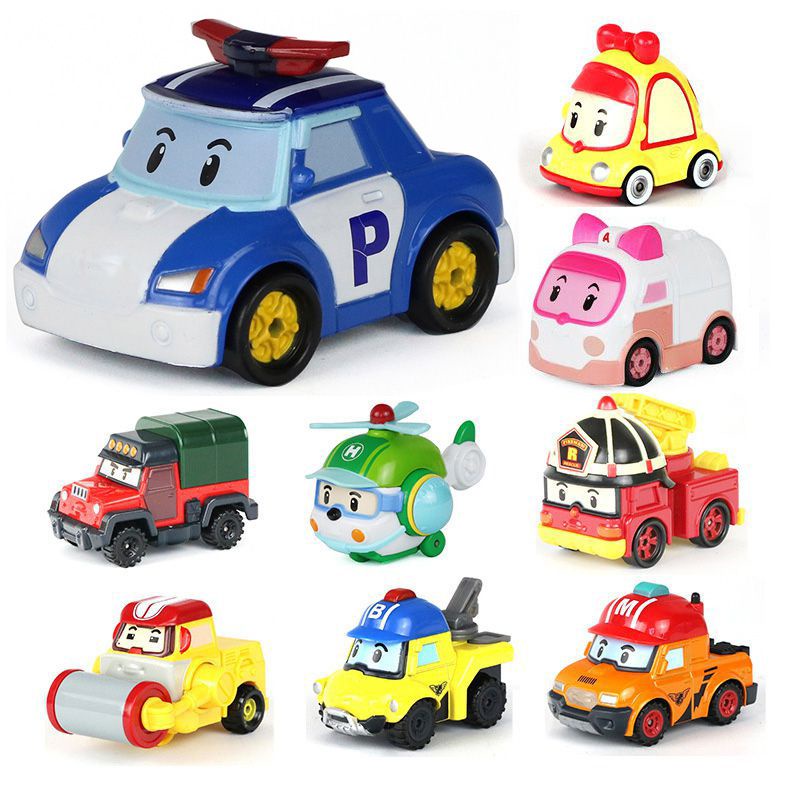 Mới Đồ Chơi Xe Buýt Robocar Poli Mini 19 Kiểu Hàn Quốc