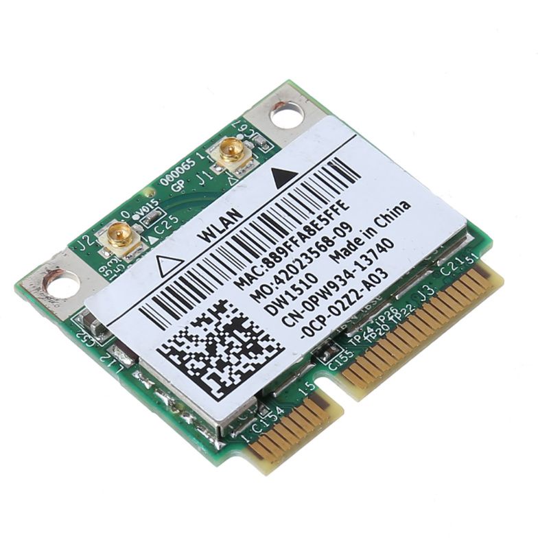Thẻ chuyển đổi không dây BCM94322HM8L BCM94322 300Mbps 802.11a/b/g/n DW1510 Mini PCIE WiFi cho hệ thống OS