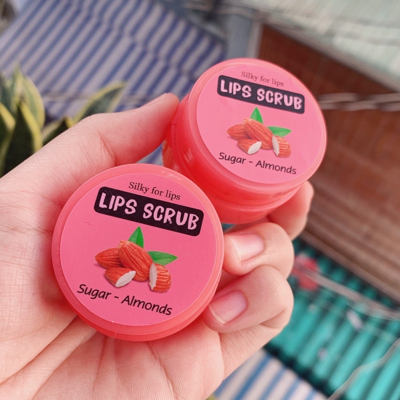 TẨY TẾ BÀO CHẾT MÔI HẠNH NHÂN - Lips scrub natural