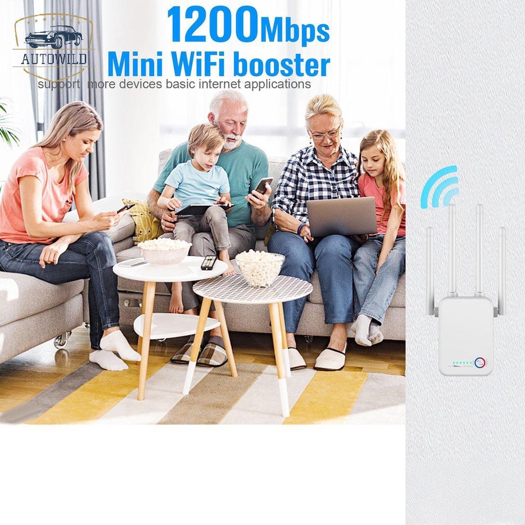 Thiết Bị Khuếch Đại Tín Hiệu Wifi Băng Tần Kép 1200mbps 5g | BigBuy360 - bigbuy360.vn