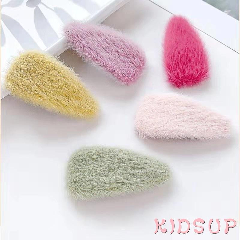 Kẹp tóc hình tam giác/giọt nước màu sắc thời trang cho nữ