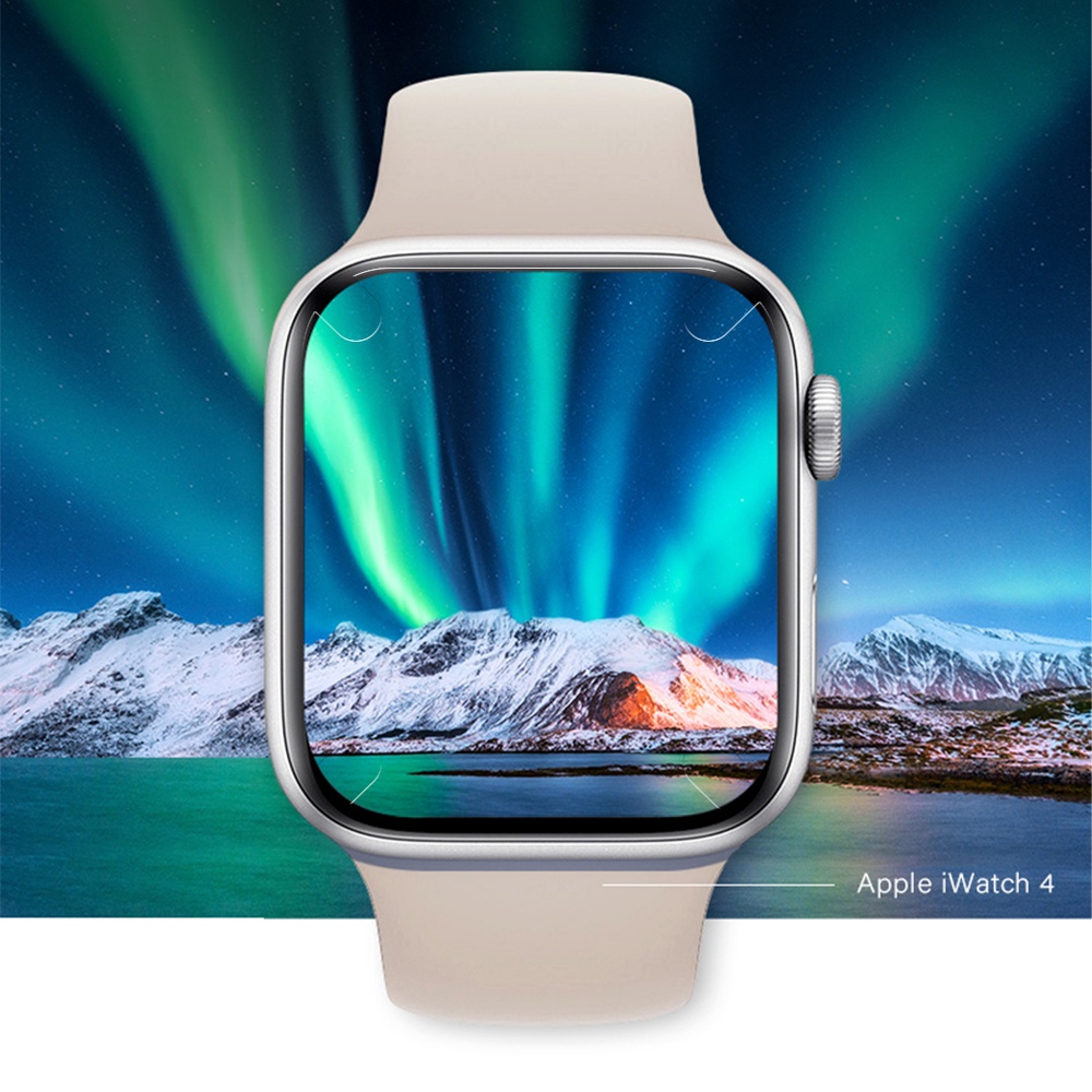 Miếng Dán Bảo Vệ Màn Hình Đồng Hồ Apple Watch Se 44mm 40mm Hydrogel 7 6 5 4 3 2 38mm 42mm