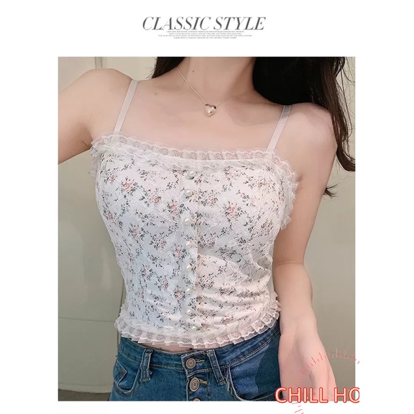 ÁO BRA B1202  REN ĐÍNH NGỌC TIÊU THƯ SANG XỊN CHILL HOUSE