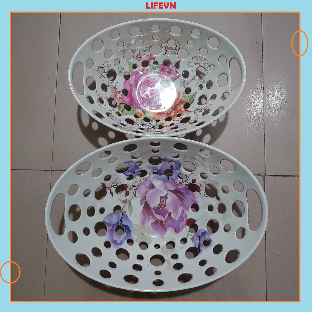 RỔ PHÍP RỔ RÁ NHỰA CAO ĐỰNG HOA QUẢ SANG CHẢNH, GỌN, ĐẸP