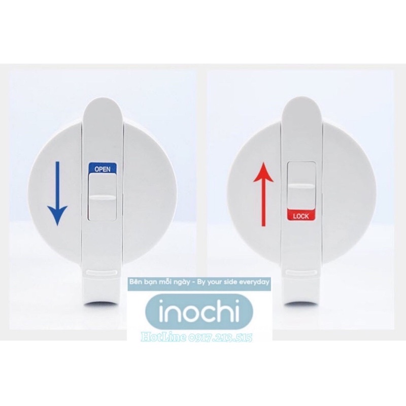 Bình đựng nước Biwa INOCHI nhựa cao cấp có nắp khóa chống đổ