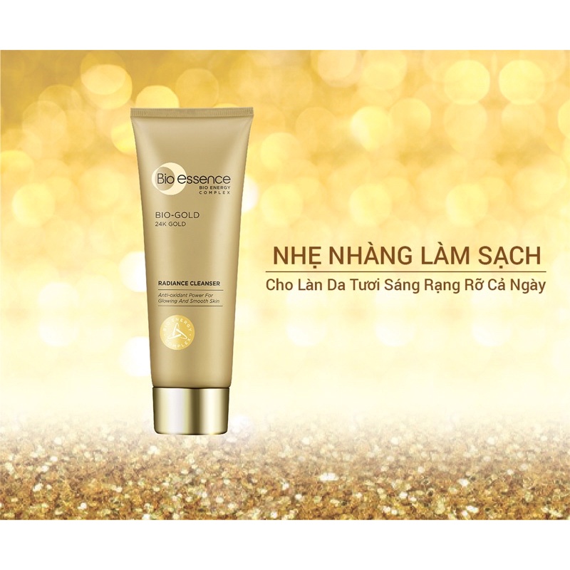 Sữa rửa mặt Bio Essence 24K Bio Gold Radiance Cleanser