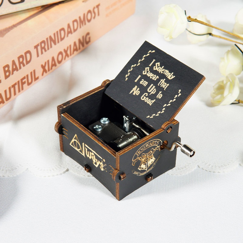 Hộp Nhạc Mini Để Bàn Trang Trí Phong Cách Retro