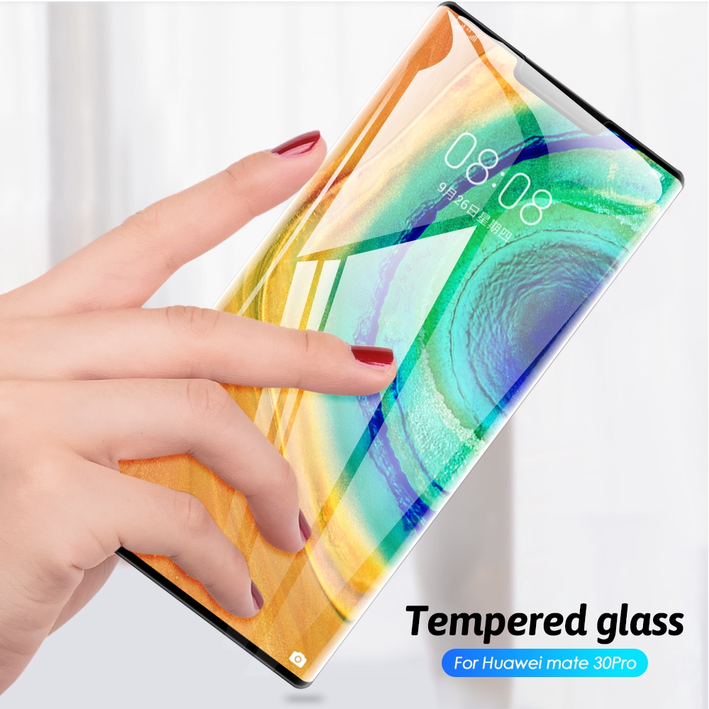 Tấm kính cường lực viền cong bảo vệ màn hình cho Huawei Mate 20 30 Pro/P30 Pro