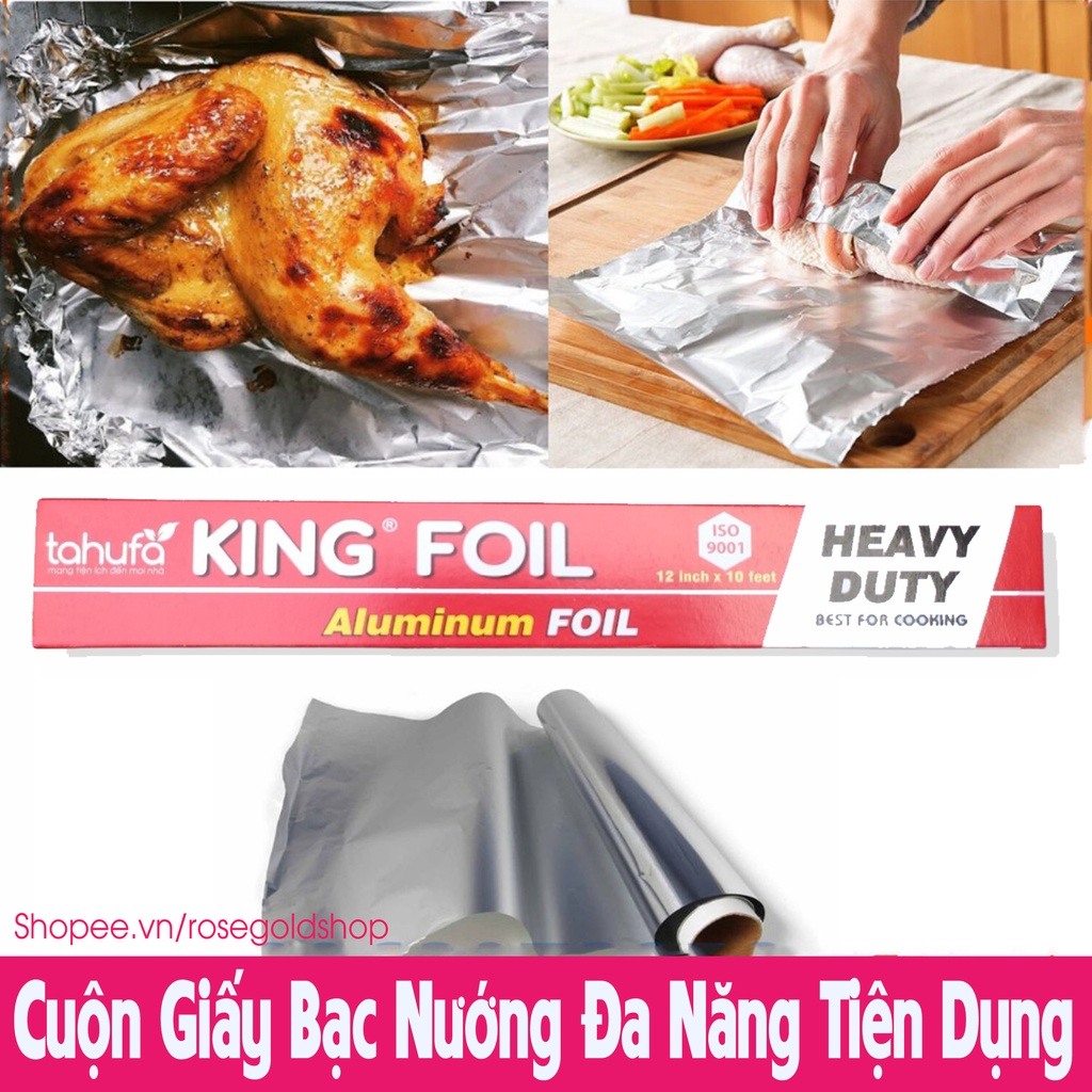 Cuộn Giấy Bạc Nướng Đa Năng Tiện Dụng, Sản Phẩm Không Thể Thiếu Của Chị Em Nội Trợ