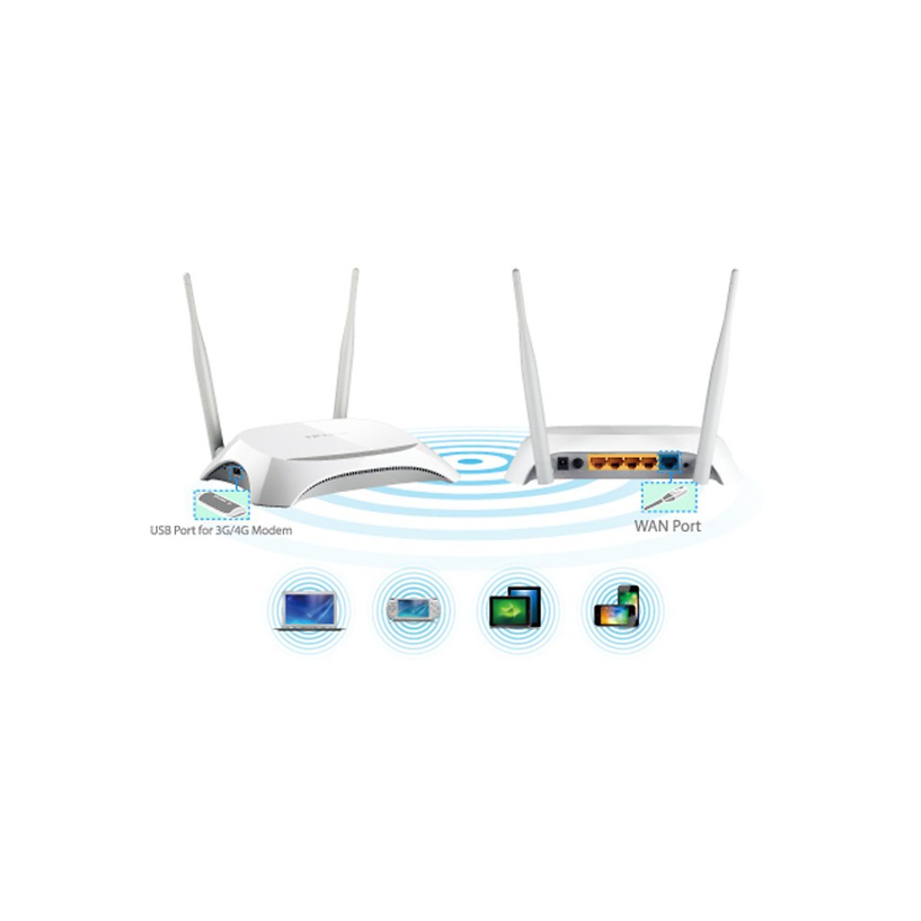  Router Wifi TP-Link TL- MR3420 Chuẩn N 300Mbps - Hàng Nhập Khẩu