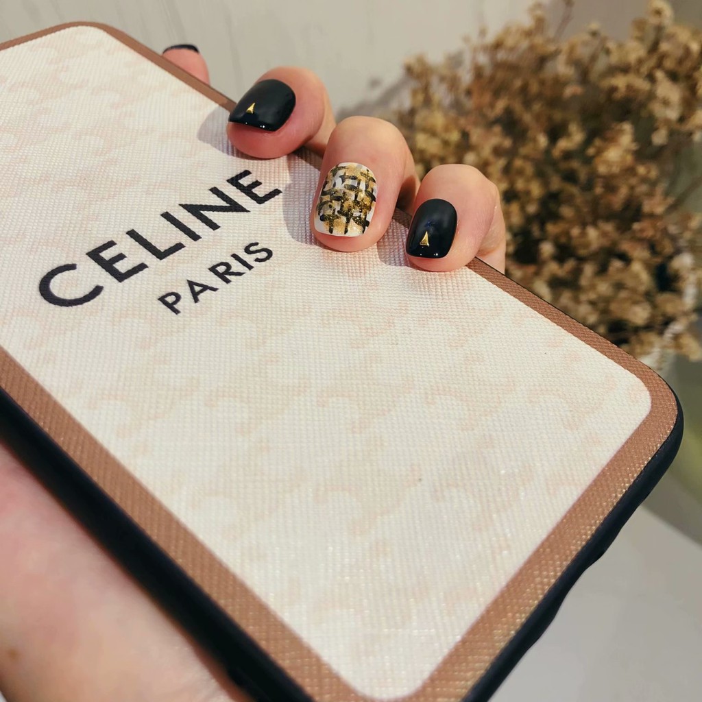 Ốp điện thoại da chống nổ chống trượt họa tiết cổ điển sang trọng cho iphone12 11 8 7 6 6S Plus X XS Max