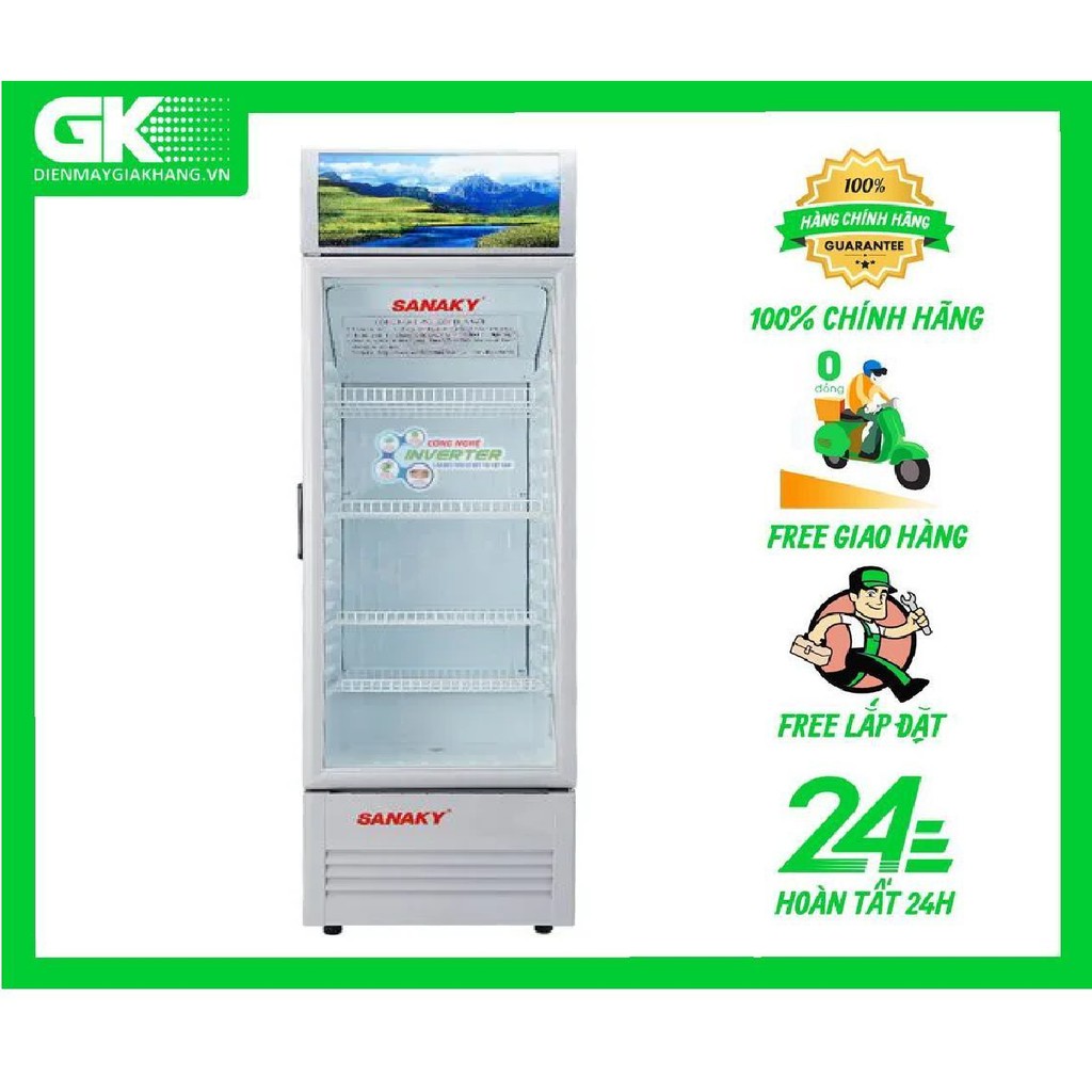 Tủ mát Inverter Sanaky VH-408K3L 340 LÍT