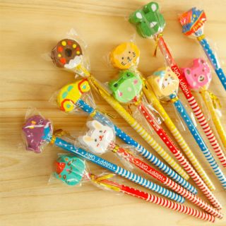 Bút  chì  HB siêu cute( có  tẩy  ngộ nghĩnh)
