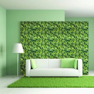 decal giấy dán tường lá xanh keo sẵn khổ 10m x45cm