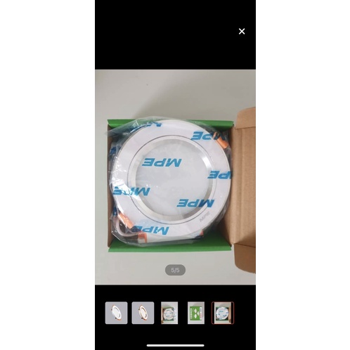 Bóng led âm trần MPE-7w/3màu/90_chính hãng 100%