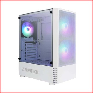 Case Máy Tính Montech X2 Mesh (Black/ White Tặng 3 Fan RGB)