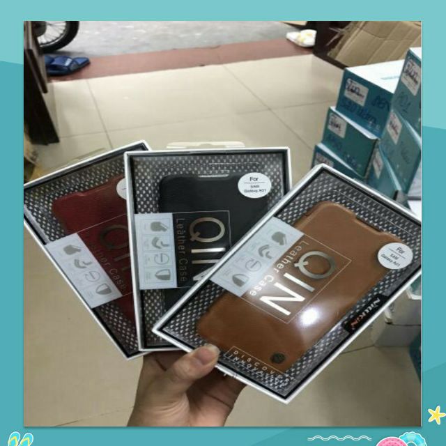 Bao da Galaxy A01 chính hãng Nillkin Qin