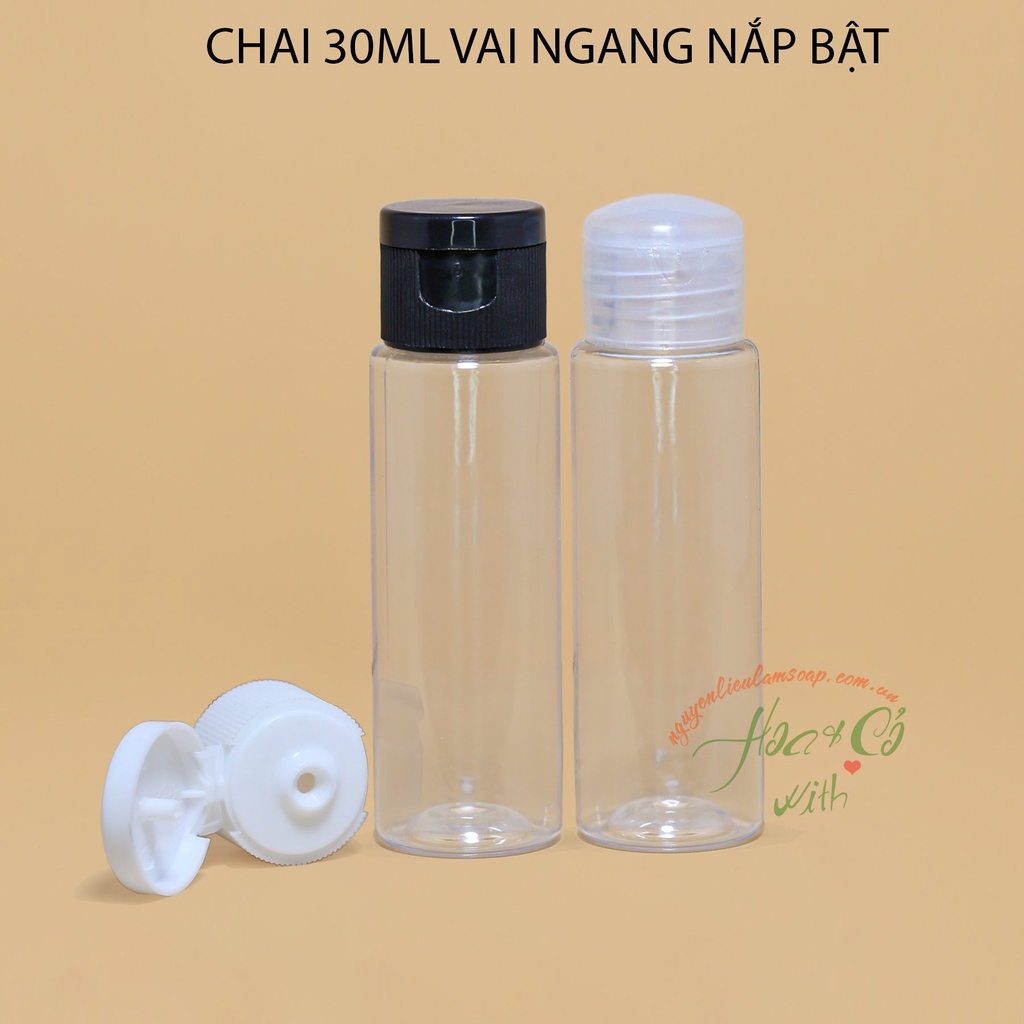 Chai Nhựa 30ml Vai Tròn/Vai Ngang Phi 20