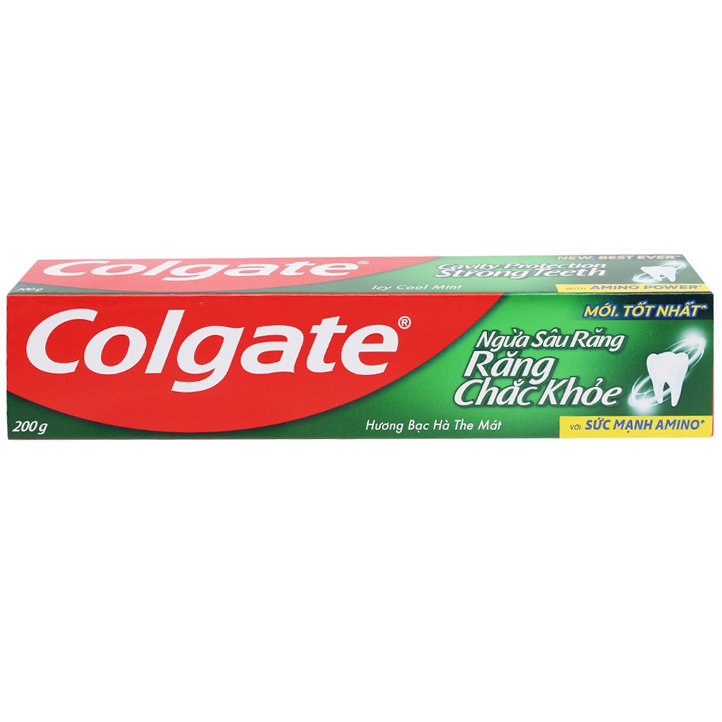 [Mã MEIHY1 Hoàn 8% đơn 199k] Kem đánh răng Colgate ngừa sâu răng chắc khoẻ 200g